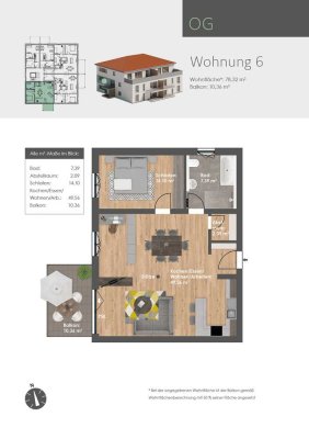 7TÄLER WOHNEN Dietfurt: Neubau 2-Zimmer-Obergeschoss-Wohnung mit Aufzug u. Tiefgarage