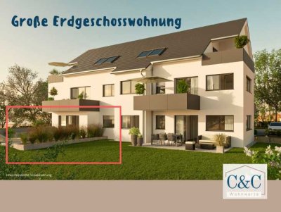 Große Erdgeschosswohnung – Gestalten nach deinen Wünschen!