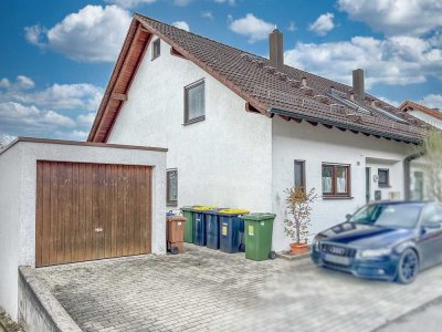 � Idyllisches Zuhause: Doppelhaushälfte mit Einliegerwohnung, Garten, Garage!