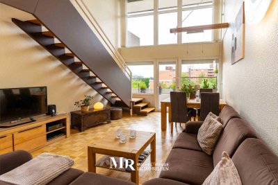 Geräumige Maisonettewohnung mit Loft-Charakter und zwei Balkonen