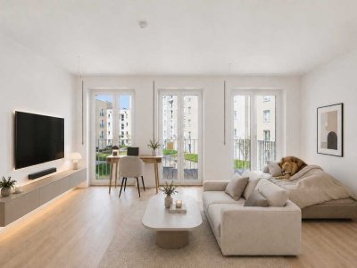 SCHWIND IMMOBILIEN - exklusives Studio-Apartment mit Balkon und Wohlfühlambiente