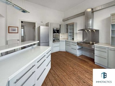 Stilvolle und geräumige 3-Zimmer-Erdgeschoss-Wohnung mit Terrasse und zusätzlichem Souterrainbereich