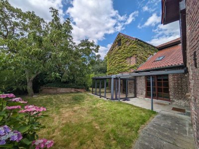 Maisonette-Wohnung mit großem Garten und Wintergarten in ländlicher Lage von Wachtendonk