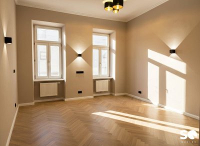 #SQ - ERSTBEZUG NACH KOMPLETTSANIERUNG – STILVOLLER ALTBAU MIT IDEALEM GRUNDRISS IN RUHIGER LAGE