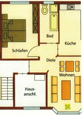 Gepflegte Souterrainwohnung in Bedburg