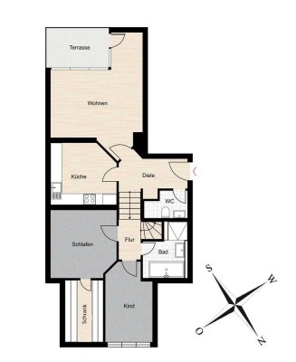 Nachmieter für schöne 4 Zimmer Wohnung gesucht