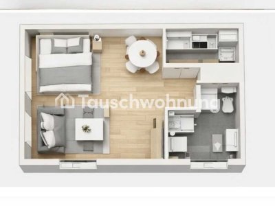 Tauschwohnung: 1,5-Zimmer-Wohnung in Dresden Neustadt zum Tauschen