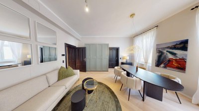Provisionsfrei | Hochwertige Altbau-Designwohnung · 49 m² · Vollmöbliert · 1180 Wien