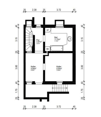 Gepflegtes Reihenmittelhaus mit 4 Zimmern in Karlsruhe-Mühlburg