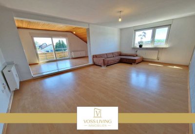 Großzügige 3,5 Zimmer Wohnung mit Balkon und in unmittelbarer ruhiger Feldrandlage