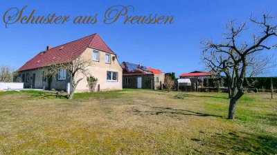 Schuster aus Preussen - Landhaus am Ortsrand mit ca. 146 m² Wohnfläche auf ca. 7.007 m² - ideal f...
