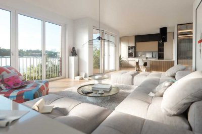 Fantastischer Havel-Blick: Neubau-Penthouse mit großer Dachterrasse – Eiswerder – TOP Ausstattung!