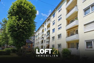** Helle Etagenwohnung mit Südbalkon in zentraler Lage **
