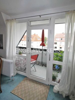 Maisonette-Wohnung in Bürgerparknähe mit Balkon und Garage