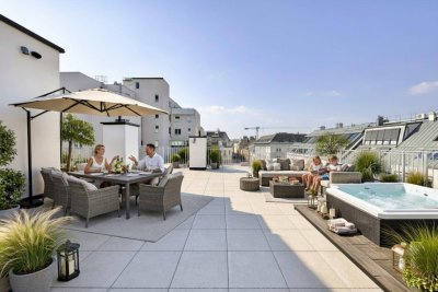EXKLUSIVES PENTHOUSE - Provisionsfrei - 360° Blick - ca. 168m² gew. NFL - 3 Zimmer - ca. 110m² Dachterrasse - Klimaanlage - Neubau