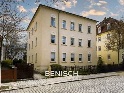 Ruhiges Wohnen in Dresden: Renovierte 2-Zimmer-Wohnung in historischem Ambiente