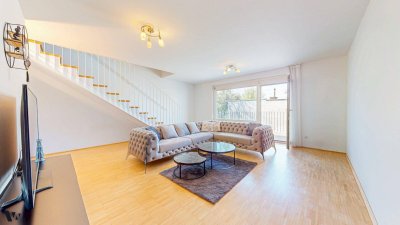 MAISONETTE IM ARCHITEKTENHAUS | BALKON &amp; GRÜNBLICK IN OBERLAA