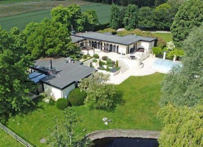 Luxuriös wohnen mit Pferden