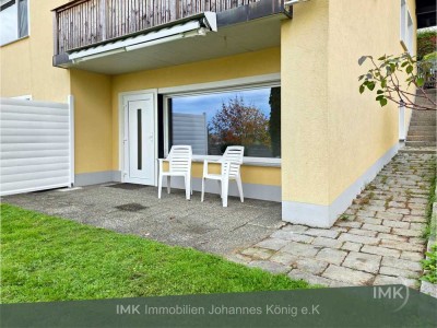 Gepflegte 2-Zimmer-Wohnung, Terrasse und toller Weitblick