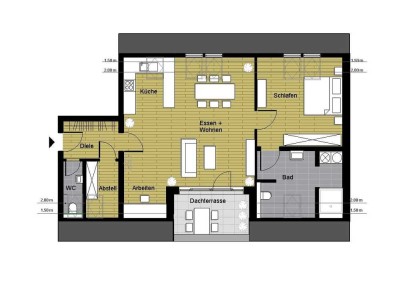 Hochwertige Wohnung - 97,5 qm