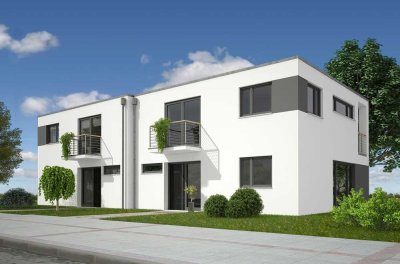 Exklusive  Stadtvilla Doppelhaushälfte,  massiv und energieeffzient  gebaut, mit Wärmepumpe,  indivi