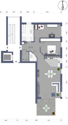 Neuwertige, moderne 3,5-Raum-Wohnung im Herzen von Schwelm