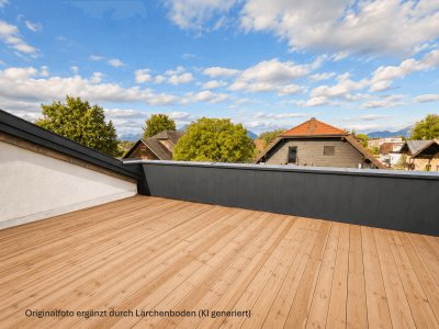 Neue Dachterrassenwohnung ALT-LIEFERING