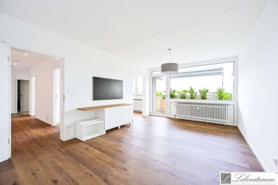 Renovierte 3-Zi. Wohnung mit Balkon, Aufzug und TG-Platz in Gilching