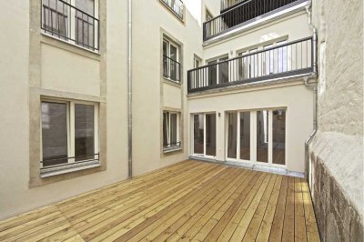 Wohntraum hinter historischen Mauern * 4 Zimmer ETW  * große Terrasse * Bienertmühle-Dresden Plauen