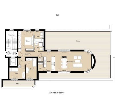 IHR Penthouse! 4-Zimmer mit traumhaft großer Terrasse und zusätzlichem Balkon - Bereits im Bau!