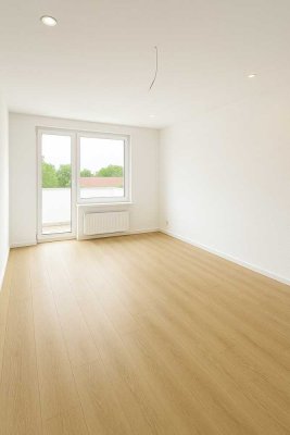Erstbezug nach Sanierung: freundliche 1-Zimmer-Wohnung mit Balkon in Hannover
