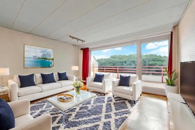 Panoramablick ins Grüne – stilvolle Balkonwohnung in Dahlhausen !