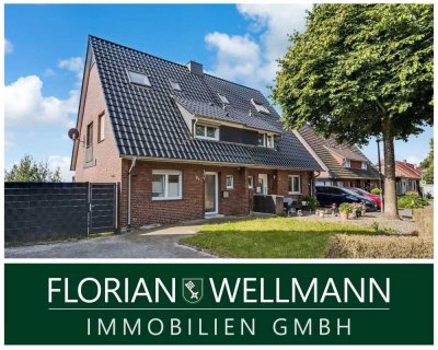 Ibbenbüren - Laggenbeck | Modernisierte DHH mit Südterrassen, großem Souterrain und Stellplätzen
