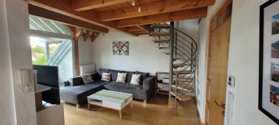 Helle gepflegte 2,5 Zimmer Dachgeschosswohnung in Hergensweiler mit Balkon