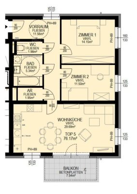 Geförderte Wohnung in Randegg