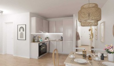 Moderne Wohnung mit Loggia und Aufzug