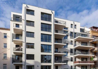 Hochwertige Wohnung im Neubau mit großem Balkon in Stötteritz!