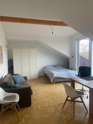 Helle 1-Zi-Wohnung in Karlsruhe-Oststadt (KIT-Nähe) – Nachmieter gesucht inkl. Möbelübernahme