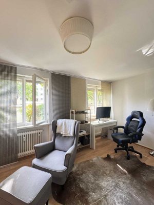 vollmöblierte und vollausgestattete 1-Zimmer-Hochparterre-Wohnung in München Au