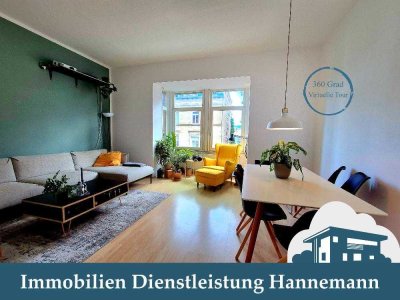 eleganter Altbau 4 Zi., ca. 96 m², 3.OG, Wohnküche, Veranda, saniert mit neuem Badezimmer, Blick ...