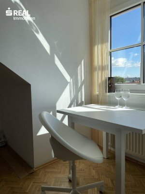Gemütliche Starterwohnung mit Schlossbergblick