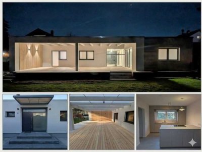 Erstbezug nach High-End Sanierung: Schlüsselfertiger Design-Bungalow mit Open-Living & großem Garten