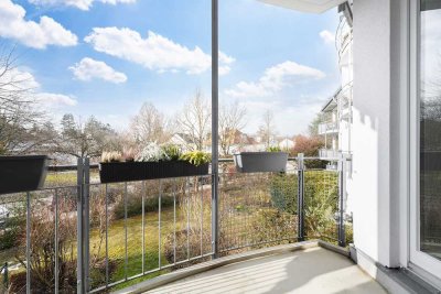 Frei werdende 2-Zimmer-Wohnung mit West-Balkon, attraktiver Ausstattung und TG-Stellplatz