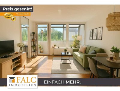 Helle 2-Zimmer-Wohnung mit großzügigem Wintergarten in Augsburg-Lechhausen