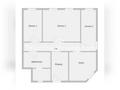 Tauschwohnung: 3 Zimmer Wohnung in Innenstadt