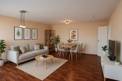 Großzügige 4-Zimmer Eigentumswohnung mit Stellplatz und Loggia in ruhiger Lage von Hattersheim!