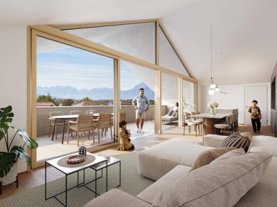 NEUBAU: 4-Zimmer-Penthouse-Feeling mit Weitblick