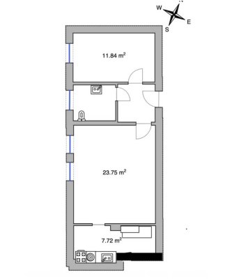 2-Zimmer-Wohnung in Springe im 2. OG