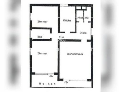 Tauschwohnung: Schön geschnittene 3 Raum + Küche + GästWC Familienwohnung
