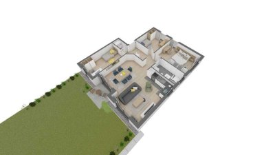 Attraktive 4,5 Zimmer-Wohnung im EG mit eigenem Garten